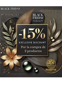 ¡DESCUENTO BLACK FRIDAY! Sólo por tiempo limitado
